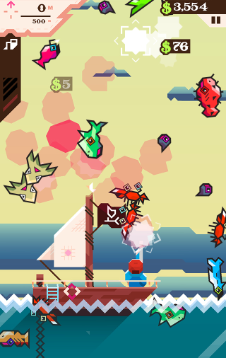 Illustration for article titled Five Years Later, Ridiculous Fishing is Still The Best Mobile Game Available
